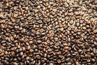 Full frame shot of coffee beans