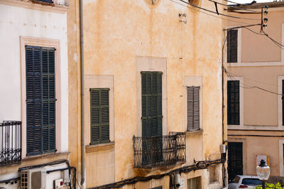 Low angle view of residential building