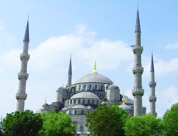 Low angle view of a mosque in istanbul