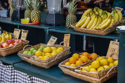 Fruits for sale at market