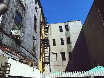 Low angle view of building against sky