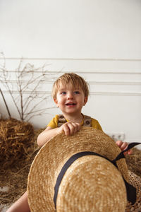 Children at easter with rabbits and ducks