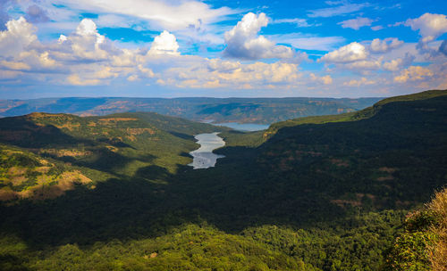 Scenic view of landscape against sky