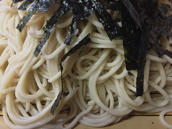 Close-up of food on table