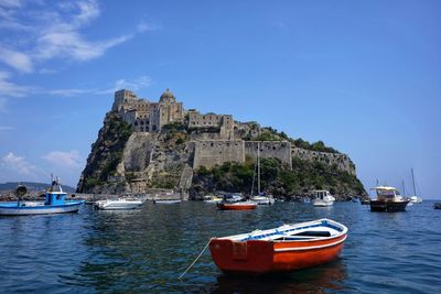 Aragonese castle of ischia in italy