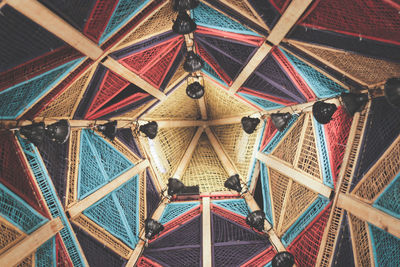 Low angle view of ceiling