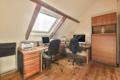 Interior of loft apartment