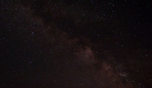 Low angle view of stars in sky