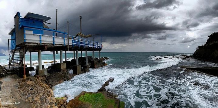 sea, cloud - sky, water, beach, wave, storm, storm cloud, horizon over water, nature, power in nature, sky, crash, water's edge, no people, outdoors, beauty in nature, scenics, thunderstorm, travel destinations, day, landscape