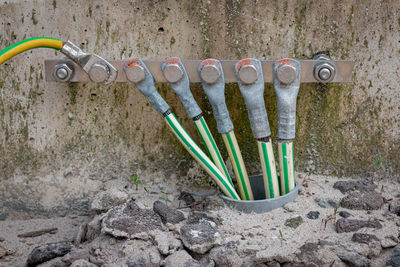 Electrical grounding in a industrial area, it prevents hazard in electrical shortcut situations