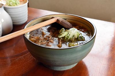 Close-up of food in bowl