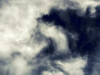 Low angle view of clouds in sky