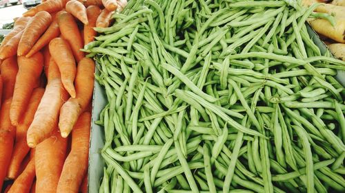 Close-up of vegetables for sale at market stall