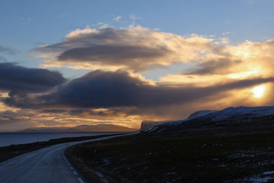 Scenic norwegian roods