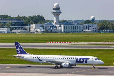 View of airport runway