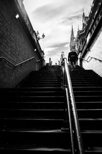 Low angle view of staircase