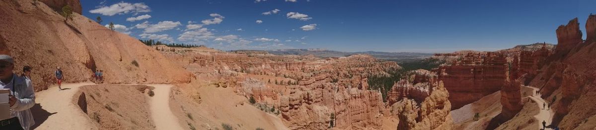 Panoramic view of landscape against sky