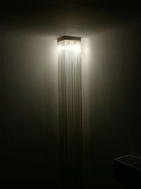 Close-up of electric lamp