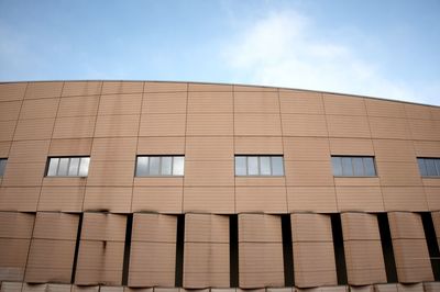 Low angle view of building against sky