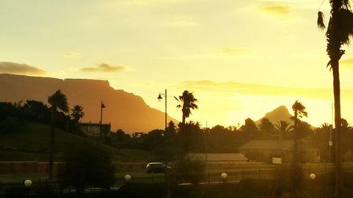 Scenic view of sky at sunset