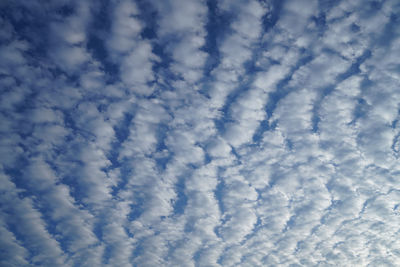 Low angle view of clouds in sky