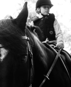 Portrait of young woman