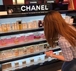 Woman standing in store