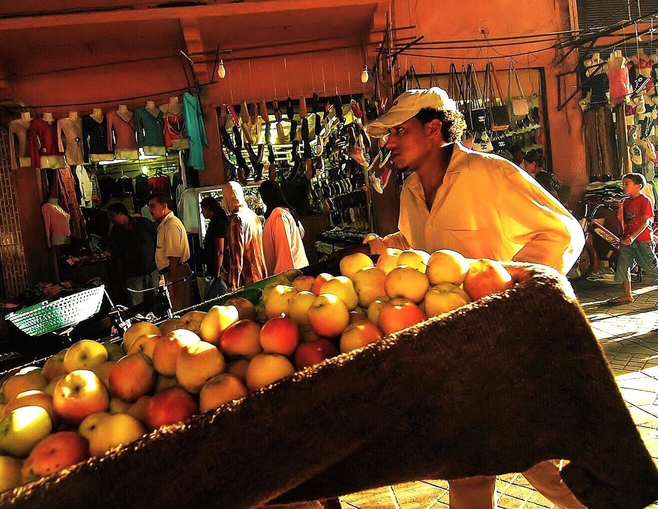 Market day in marrakech
