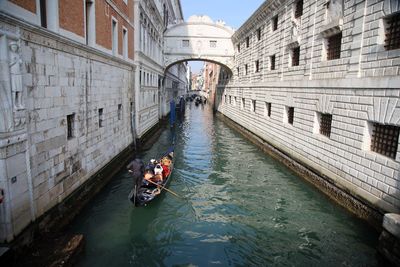 Boats in canal