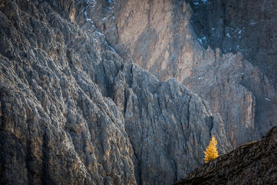 Panoramic view of rock formations