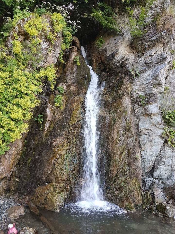 waterfall, rock formation, rock - object, nature, beauty in nature, scenics, river, water, day, no people, outdoors, tranquil scene, motion, tranquility, travel destinations, forest, tree