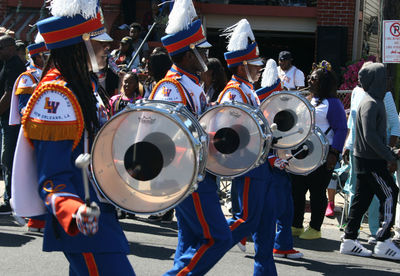 Panoramic view of people