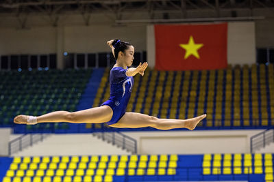 Woman gymnastic