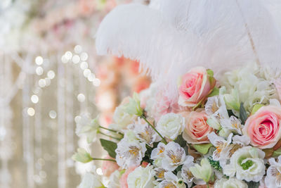 Close-up of rose bouquet