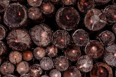 Full frame shot of blueberries