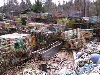 View of fishing net