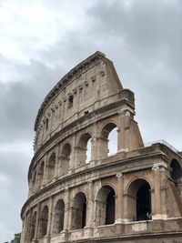 Low angle view of historical building against sky
