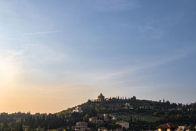 Summer sunset in verona