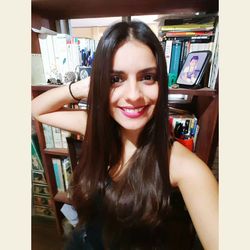 Portrait of young woman