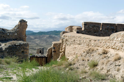 Ruins of a building