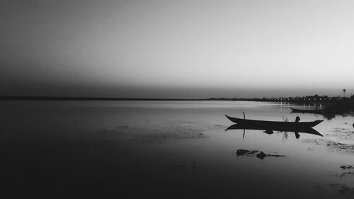 Boats in sea