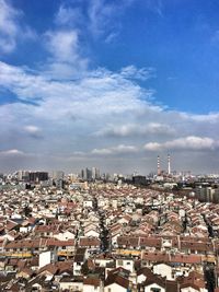 Cityscape against sky