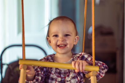 Portrait of smiling boy