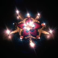 Light painting at night