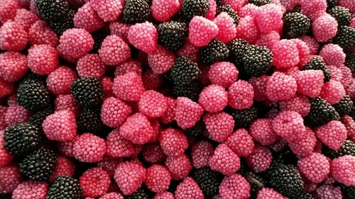 Full frame shot of strawberries