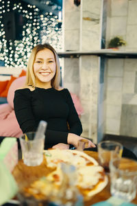 Portrait of a smiling young woman