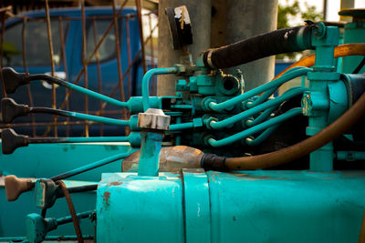 Close-up of rusty pipe