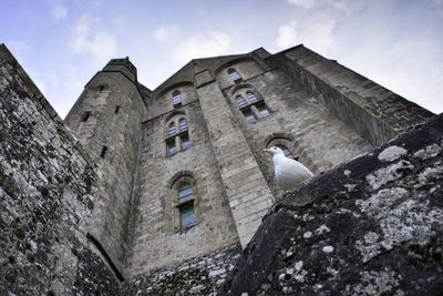 Low angle view of building against sky