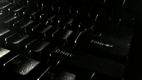 Full frame shot of computer keyboard