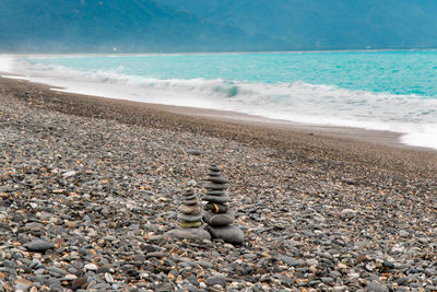Stones on beach